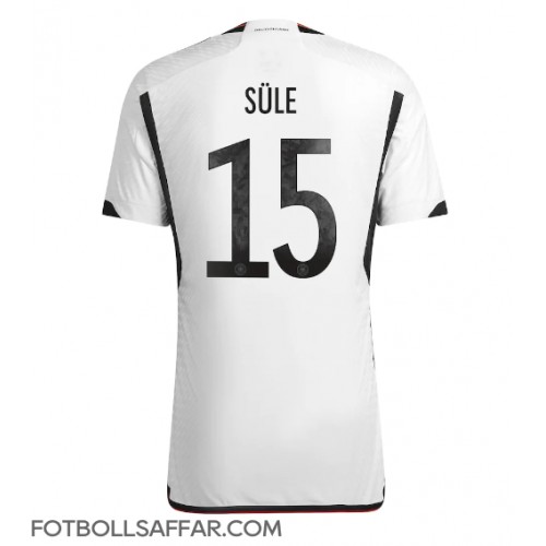 Tyskland Niklas Sule #15 Hemmatröja VM 2022 Kortärmad